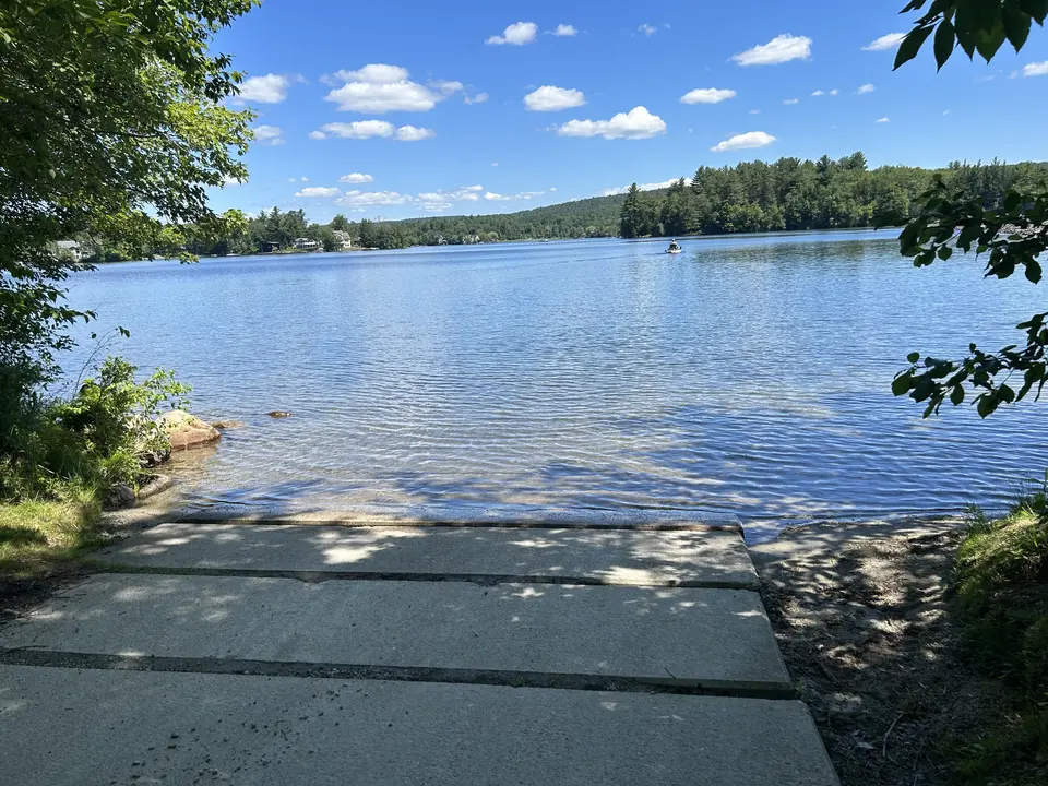 Boat Ramp at Ashmere Lake State Forest in Hinsdale, MA | Berkshires Outside