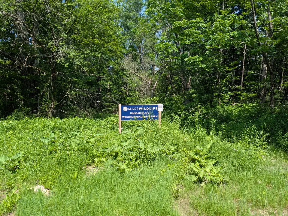 The entrance sign at Bullards Crossing Parking Area