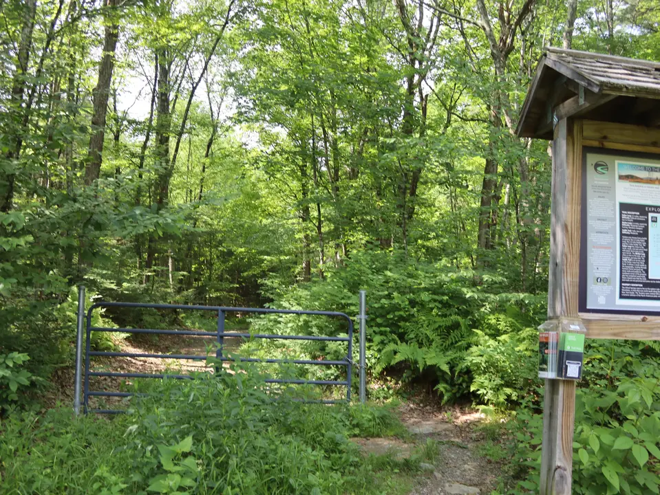 Start of the Fathers loop trail.