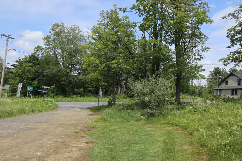 Parking area for the New Marlboro Preserve.