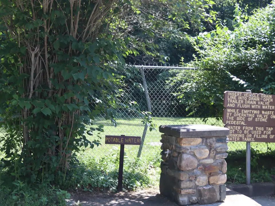 Potable water station located near the Campground.