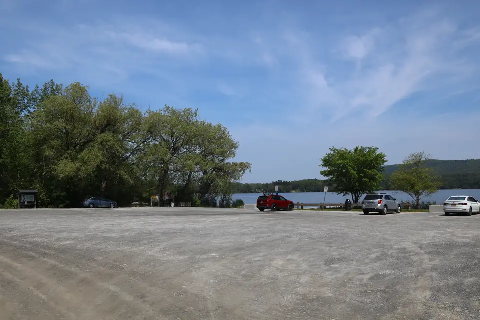 Parking lot access directly off of Town Beach Road.