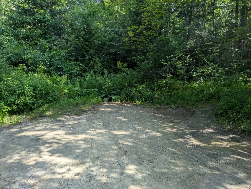 Parking area and trail entrance 