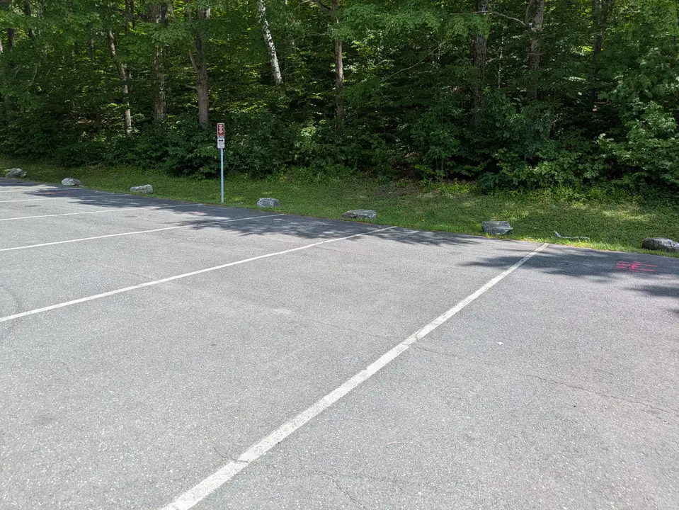 Boat trailer parking spaces
