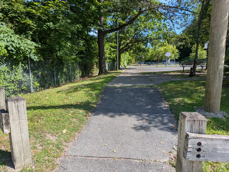 Entrance to the park