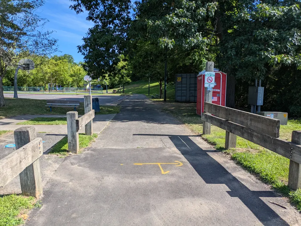 Main entrance to the park