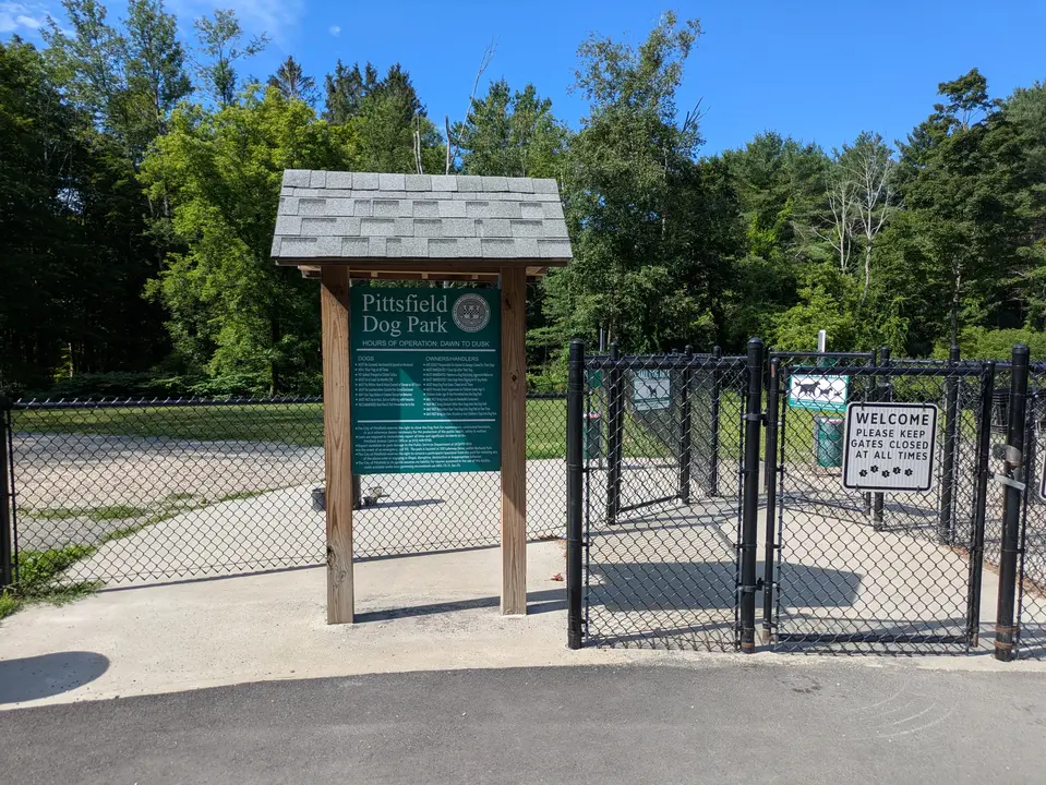 Name sign and entrance gate