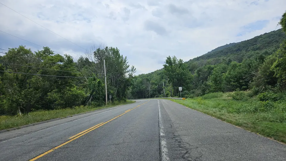 The road running by the WMA.
