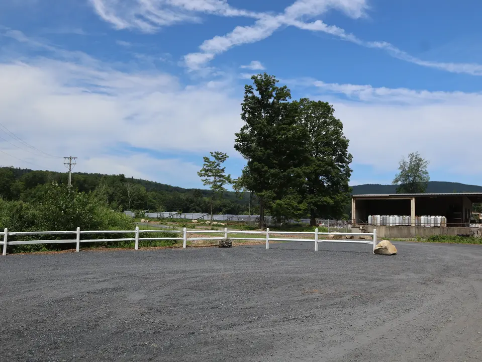 Parking area at Van Deusenville Road.