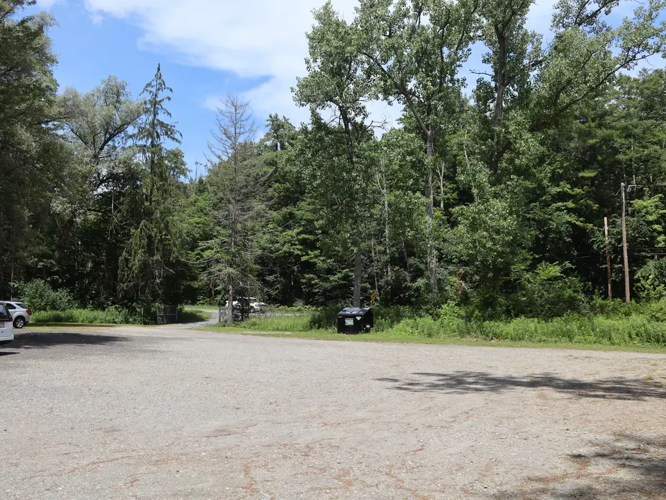 Lenox Town Beach main parking area.