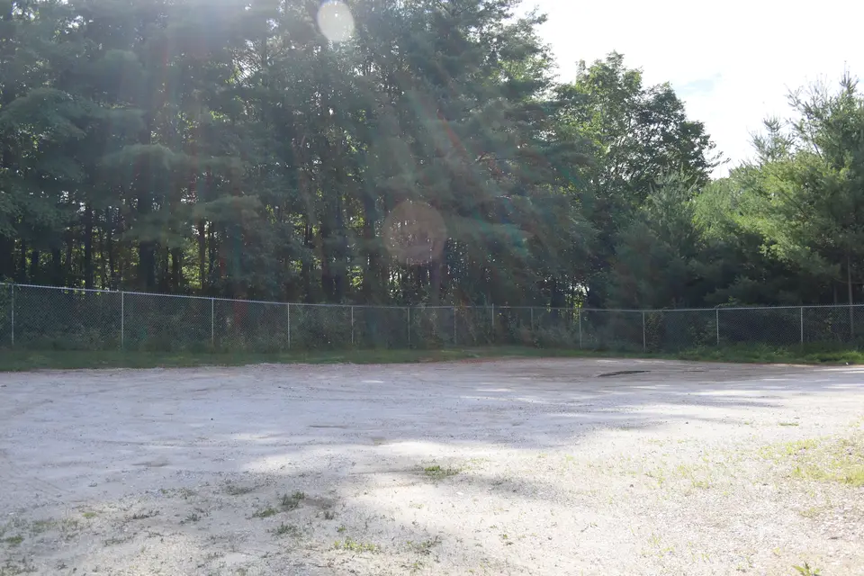 Parking lot for the Marble Street Athletic field.