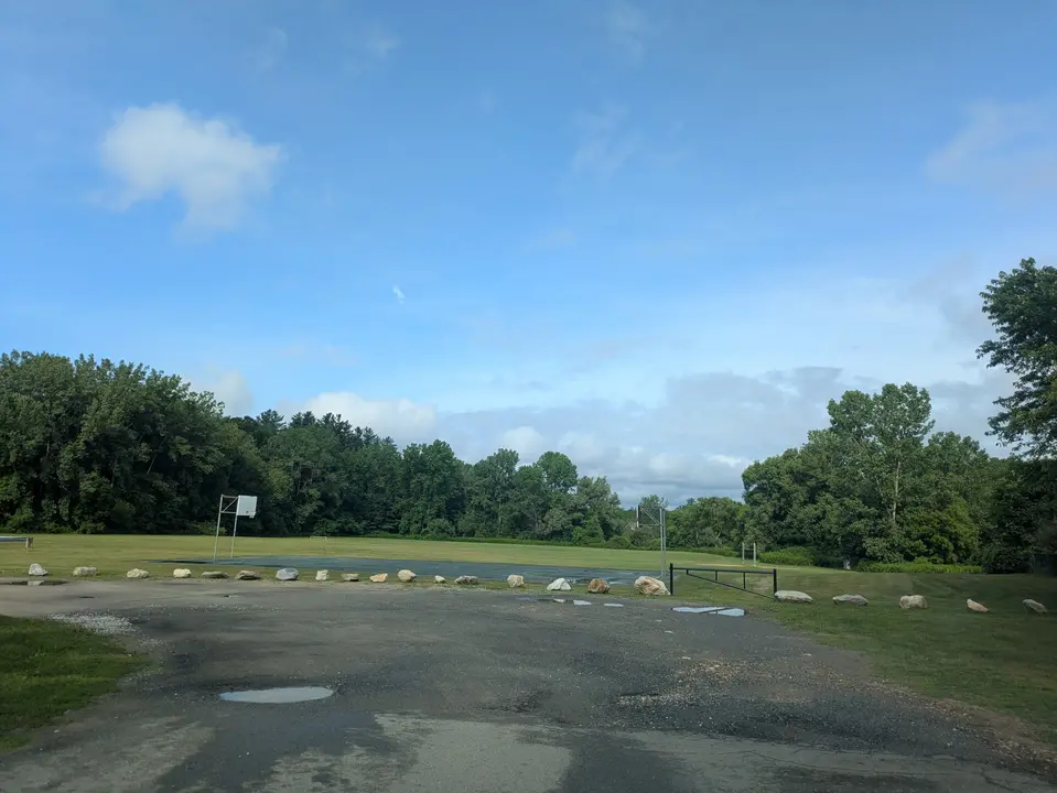View of the park from the entrance