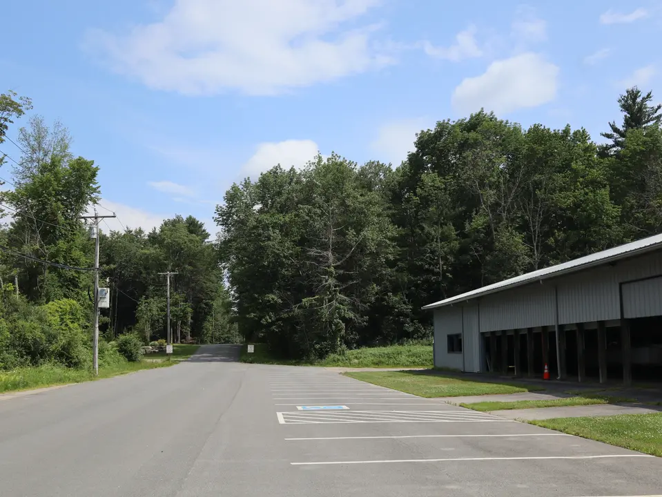 Parking area for the Monterey Outdoor skating rink.