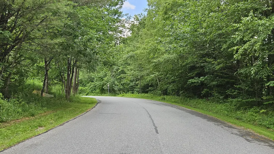 The drive up to the Falls.