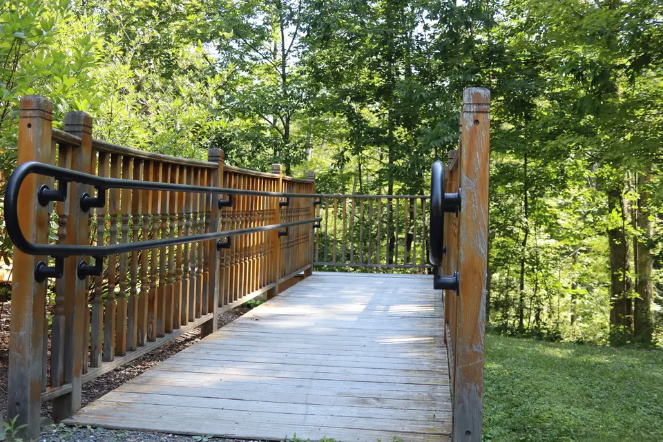 Ramp leading up to the Park Office.