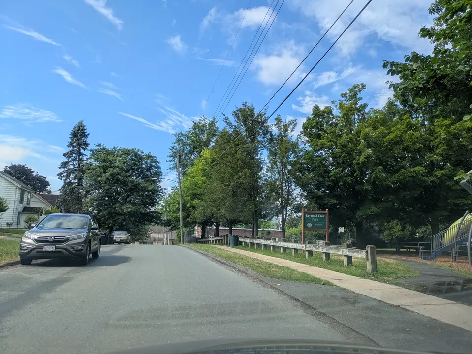 Park entrance from Winter St