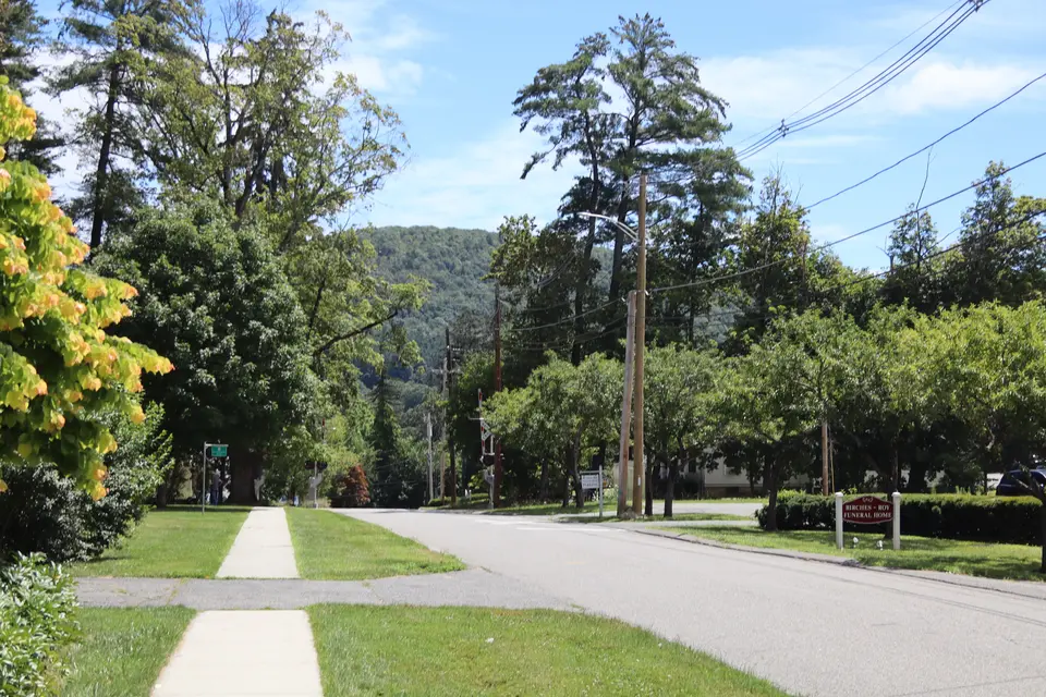 Sidewalk access to South Street Park.