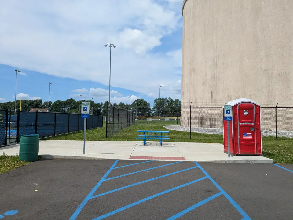 Accessible parking spaces