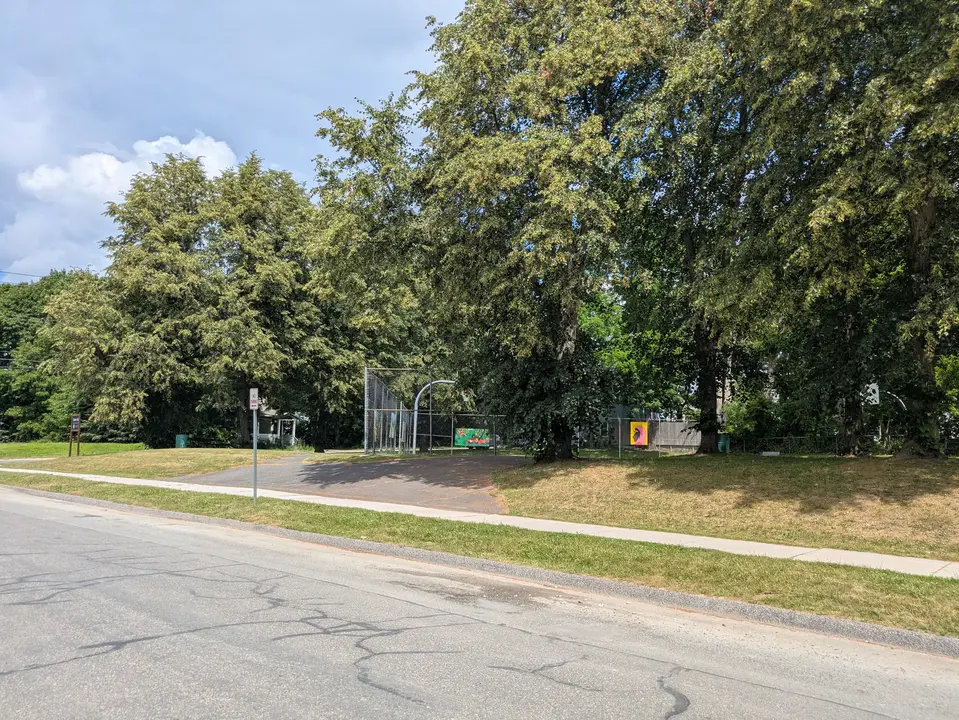 Entrance from Robbins Ave