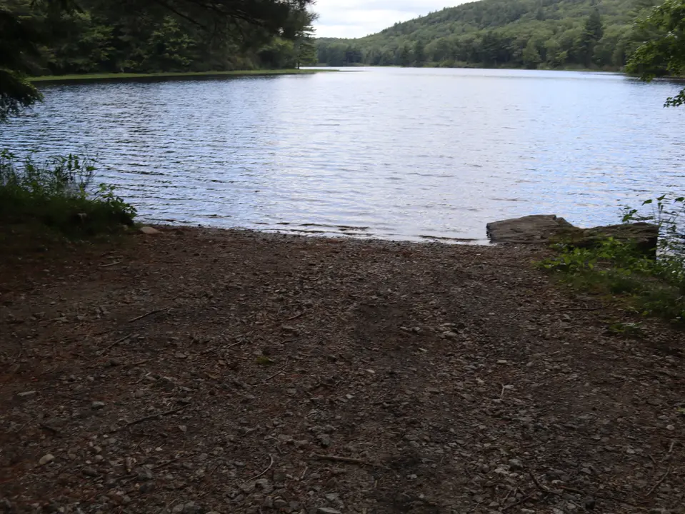 Upper Spectacle Pond Boat Ramp.