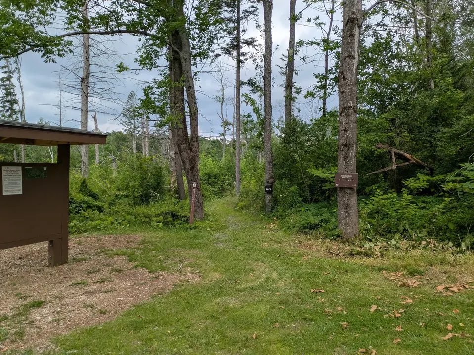 Trail entrance