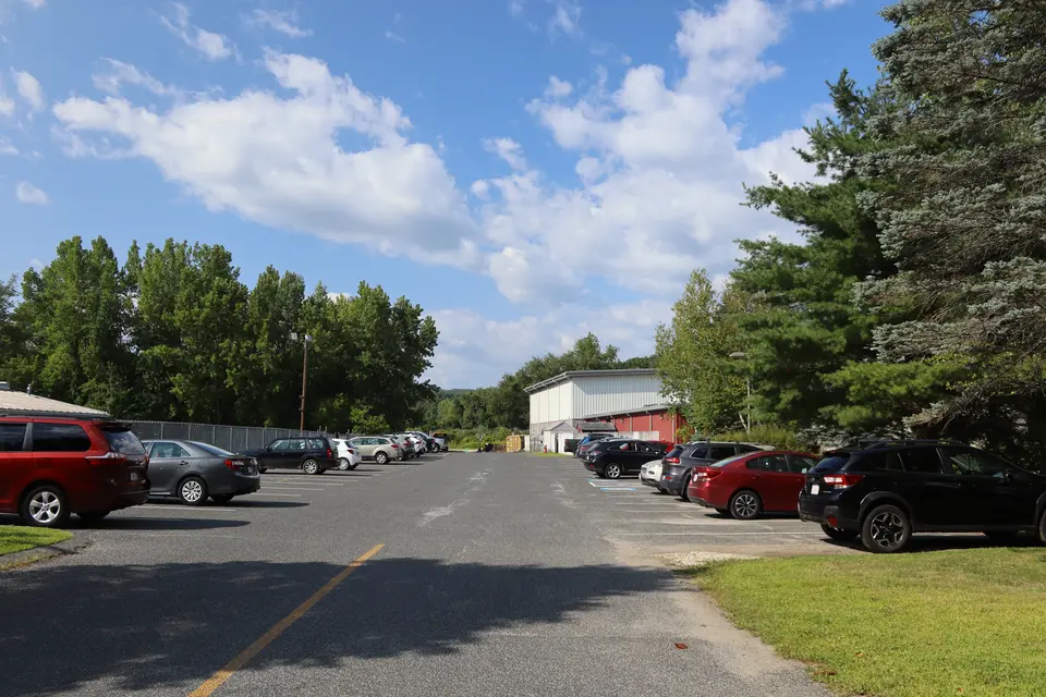 Additional parking lot located on the side of the Berkshire South Community Center.