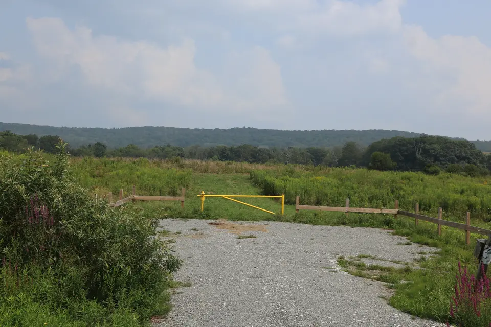 Parking area for Fairfield Brook WMA.