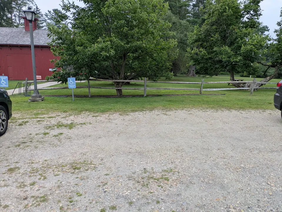 Accessible parking space at Herman Melville's Arrowhead