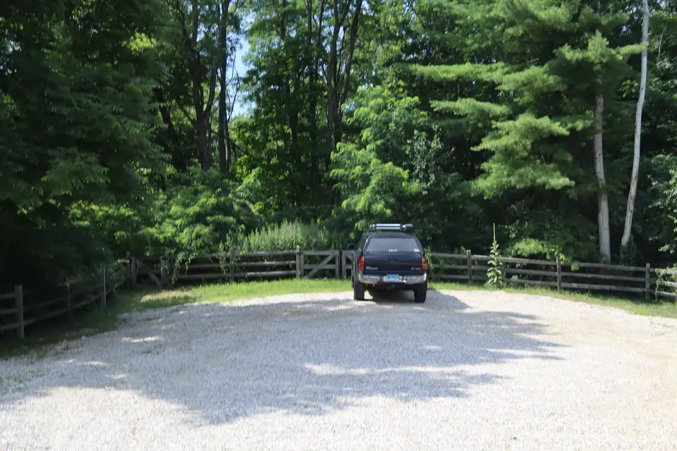 Division Street river access parking area.