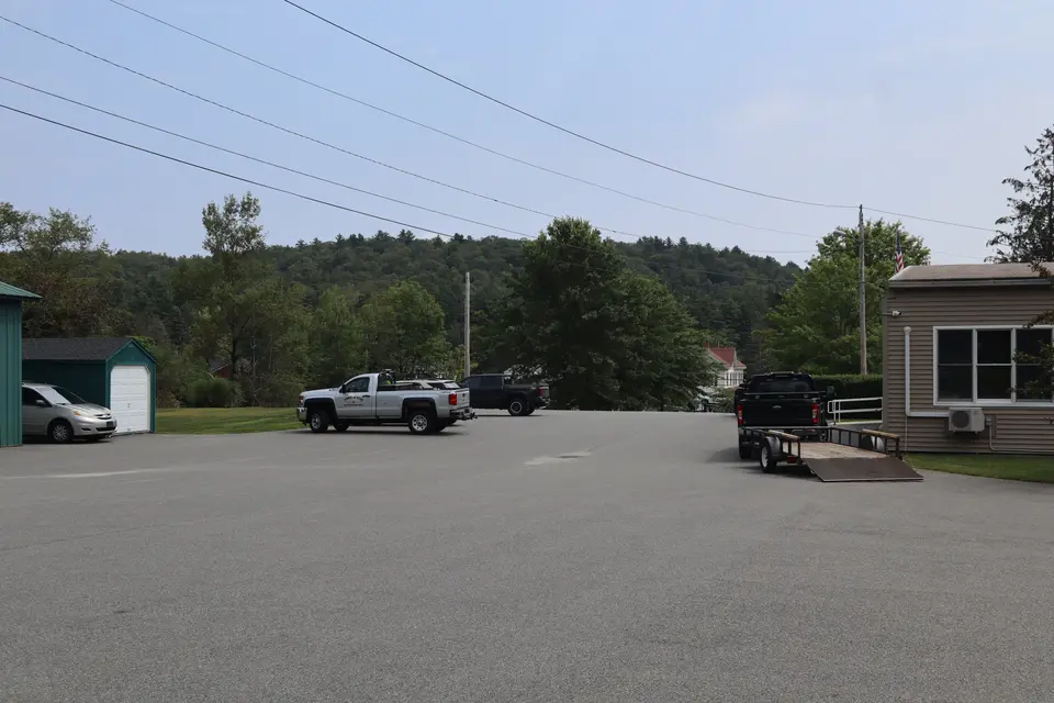 Otis Town Hall parking area.
