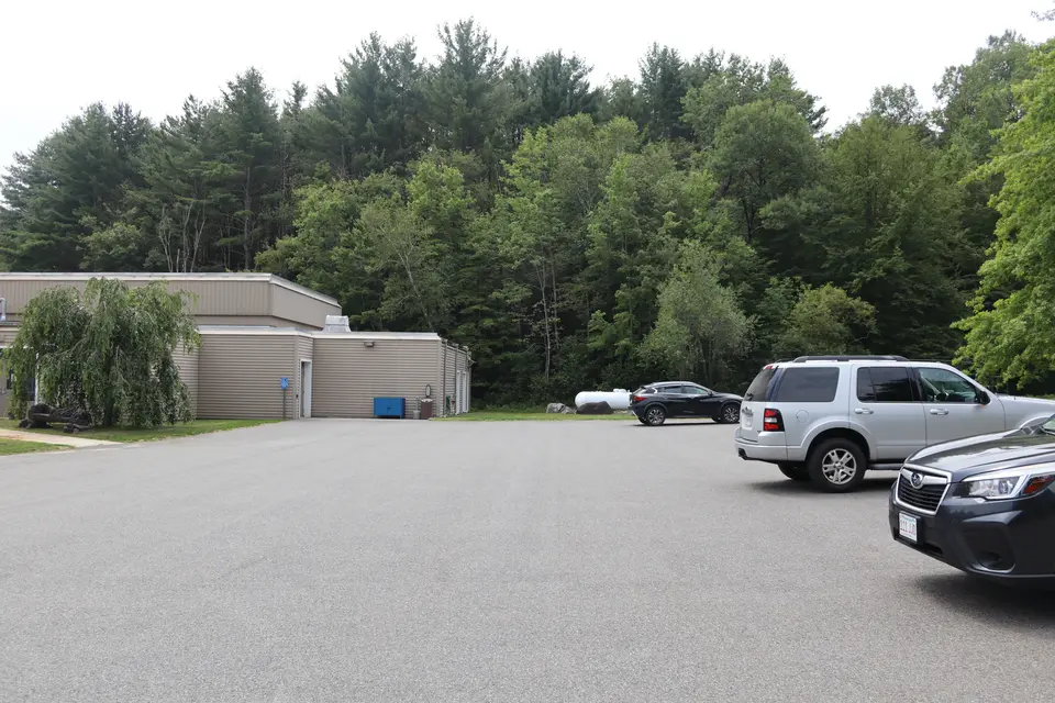 Parking behind the Otis Town Hall, which is adjacent to the Town Hall Park.