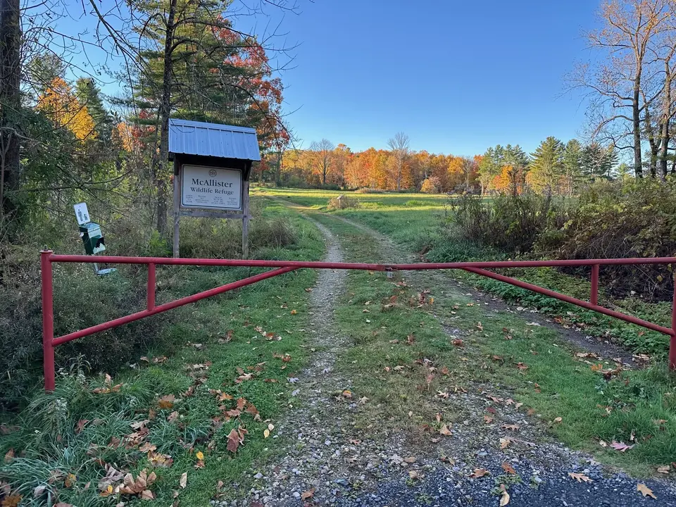 Entrance gate to McAllister Park